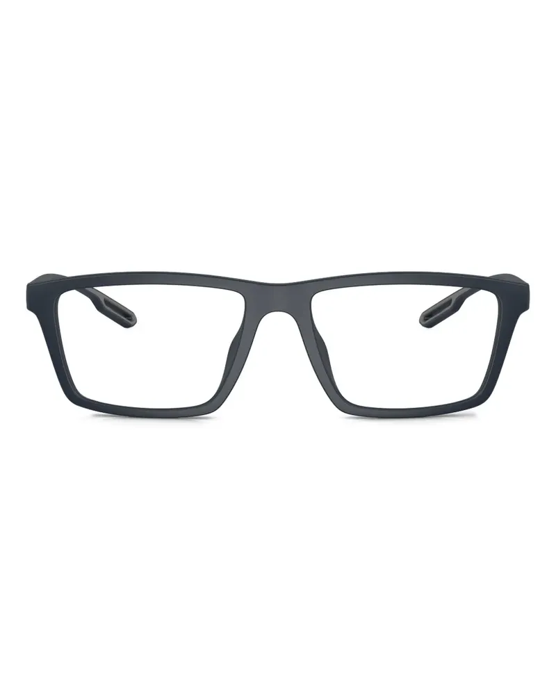 Emporio Armani Brille mit eckigem Gestell - Blau Blau