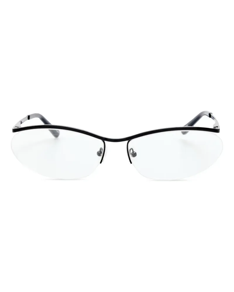 Linda Farrow cat-eye frame glasses - Schwarz Schwarz