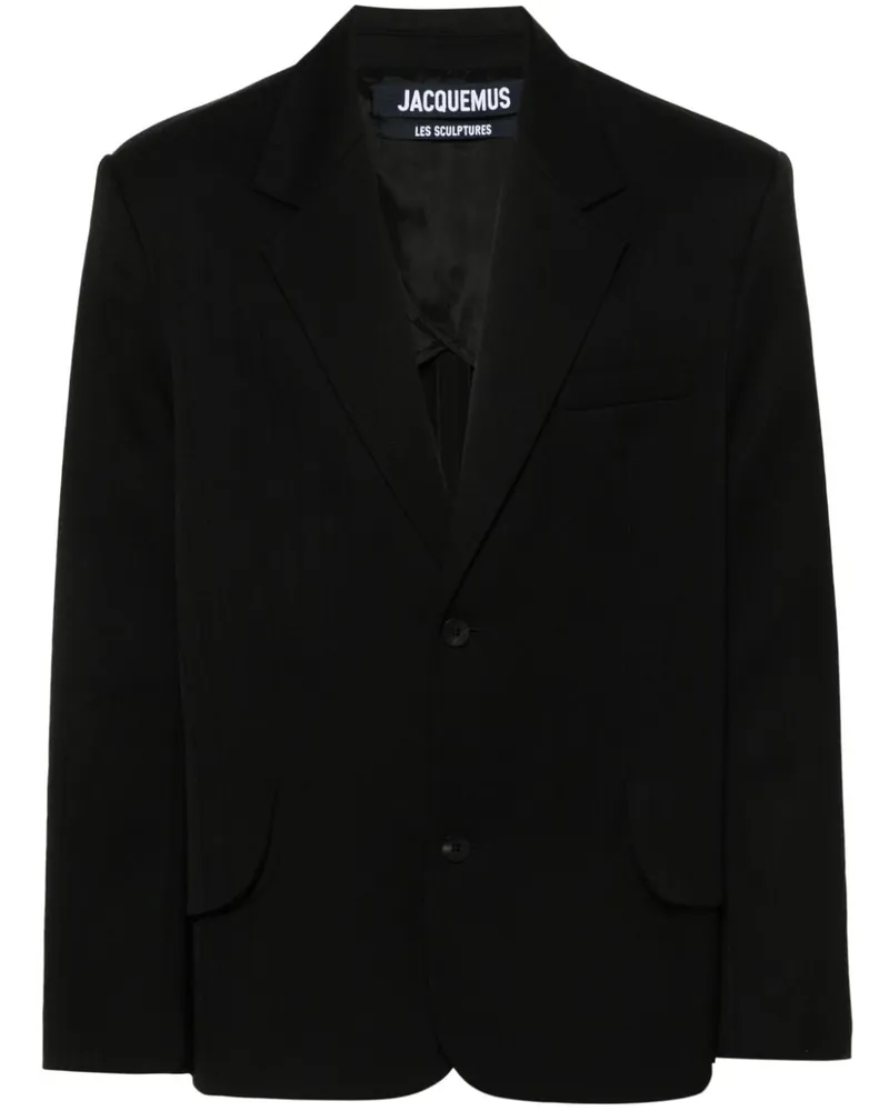 Jacquemus La Veste Titolo Sakko - Schwarz Schwarz