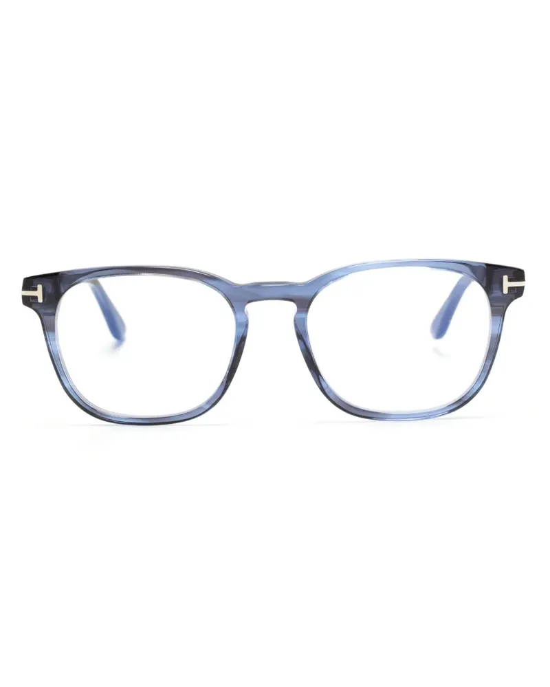 Tom Ford Brille mit rundem Gestell - Blau Blau