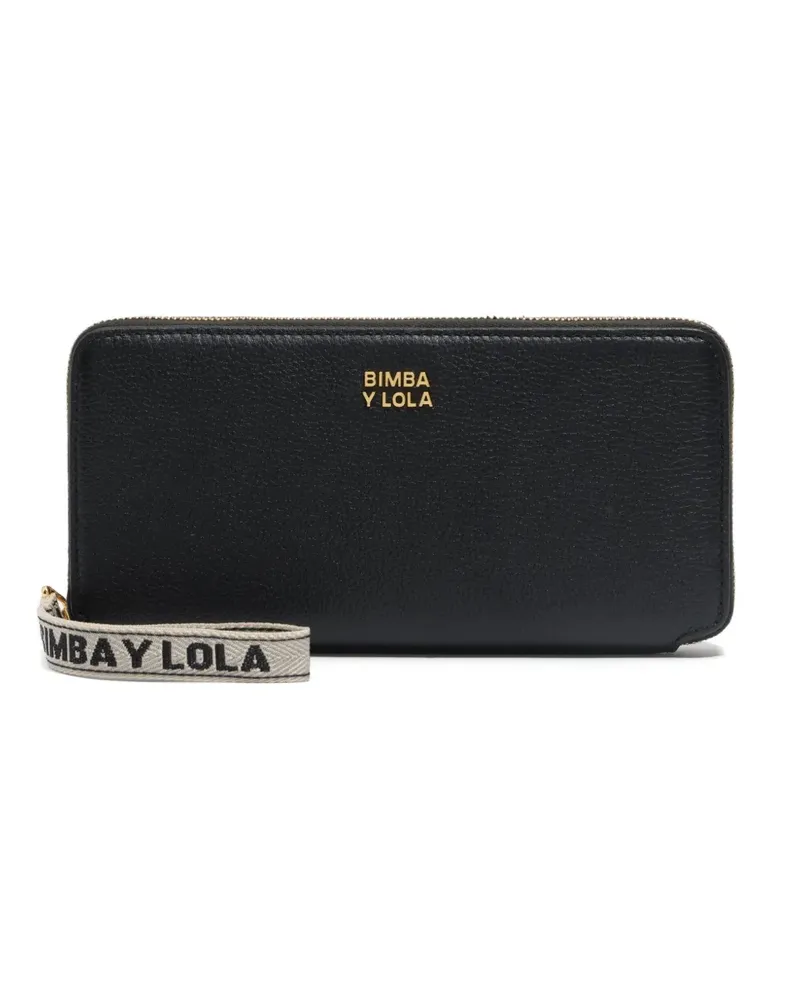 BIMBA Y LOLA zip-around leather wallet - Schwarz Schwarz