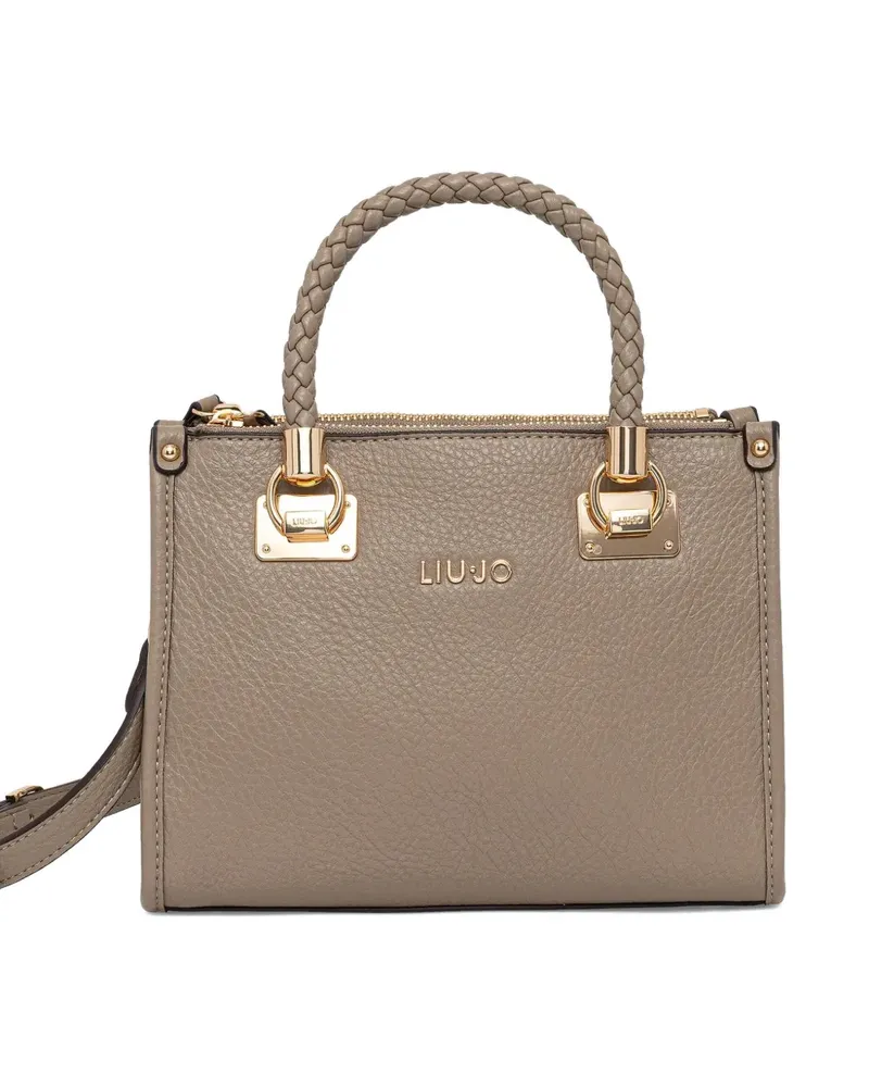 Liu Jo Satchel-Tasche mit geflochtenem Griff - Braun Braun