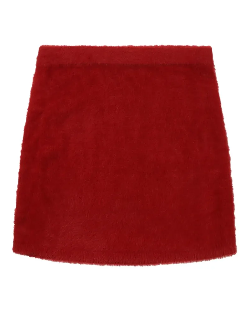 Helmut Lang textured mini skirt - Rot Rot