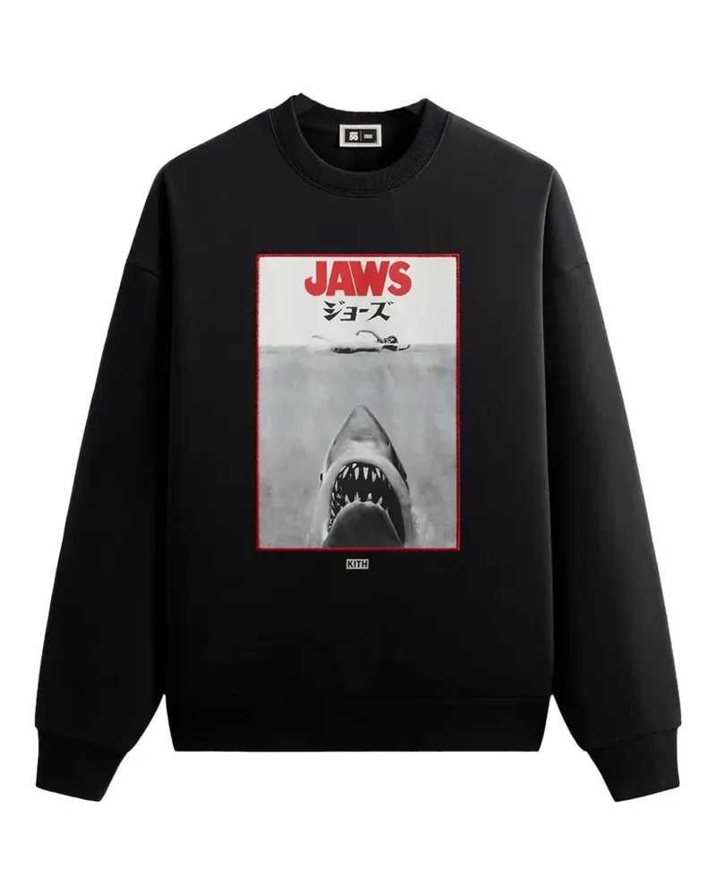 KITH Jaws Japanese Poster Sweatshirt - Schwarz Schwarz