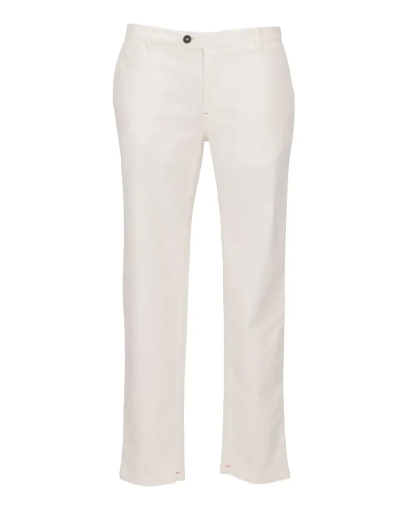 Isaia straight-leg trousers - Weiß Weiß