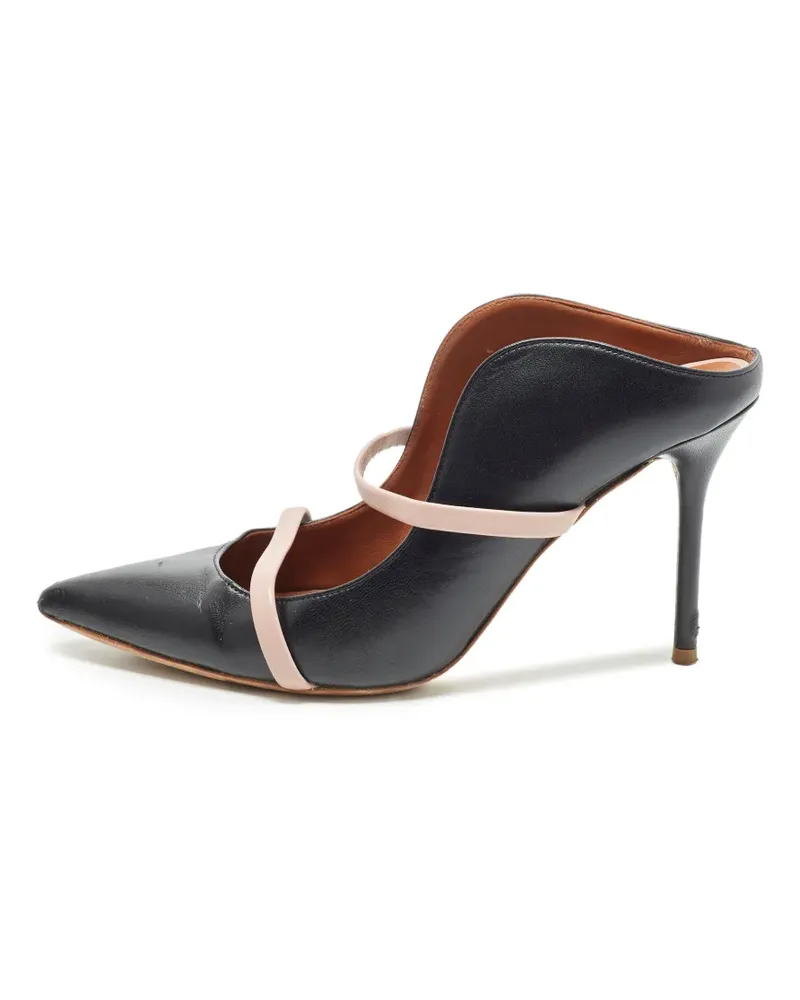 Malone Souliers Maureen Mules mit Riemen - Schwarz Schwarz