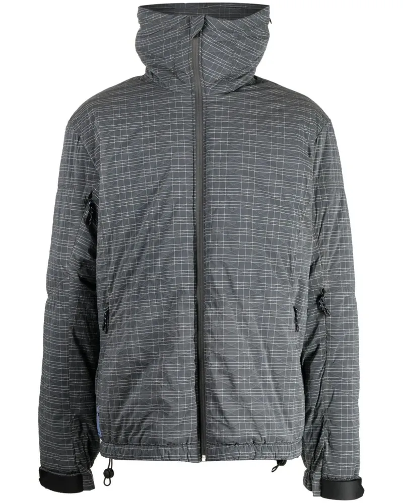 McQ Jacke mit Rautensteppung - Grau Grau