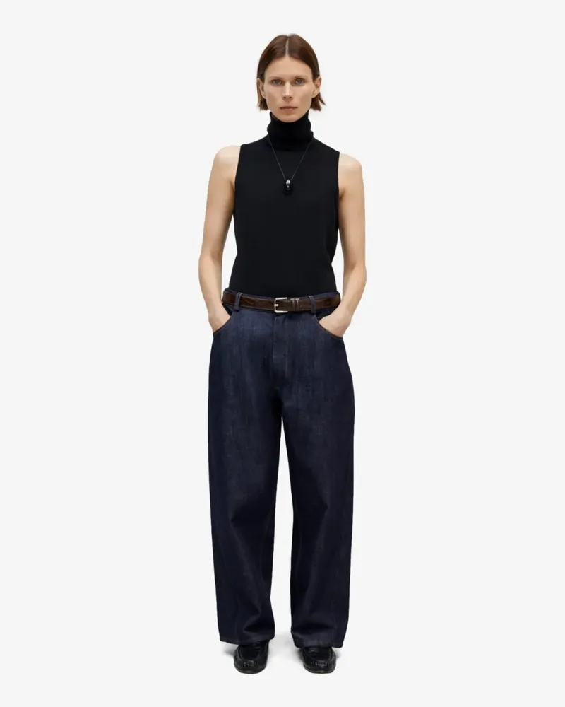 CORDERA button-fastening trousers - Blau Blau