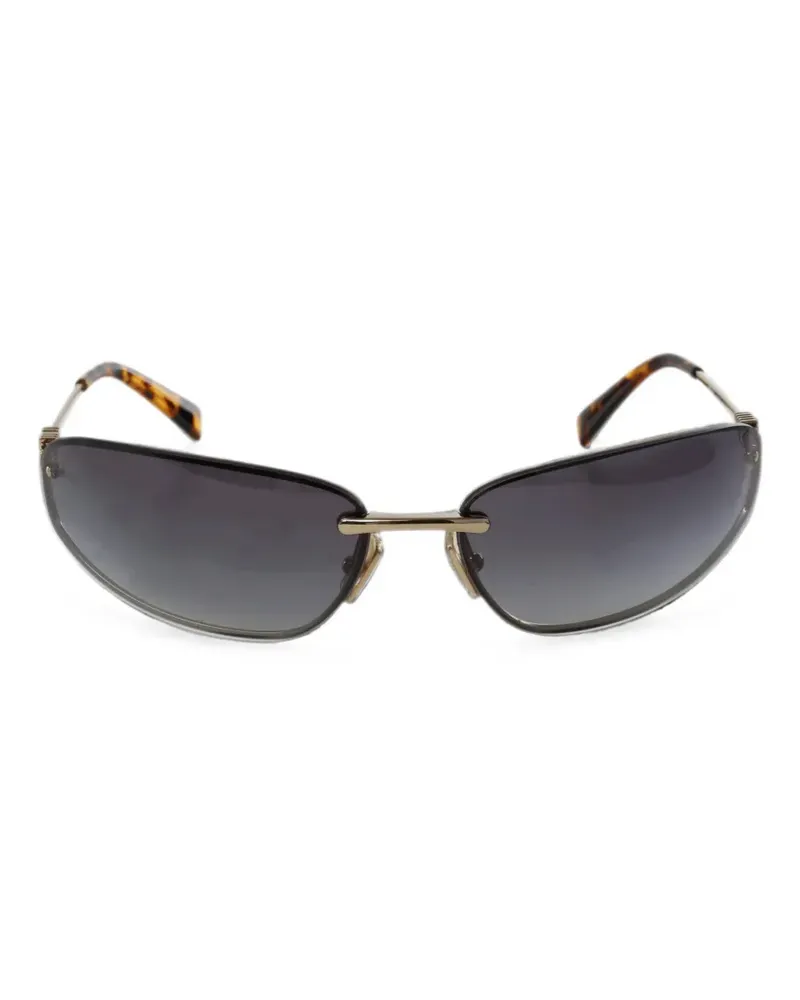 Miu Miu Nocturne Shield-Sonnenbrille - Gold Gold