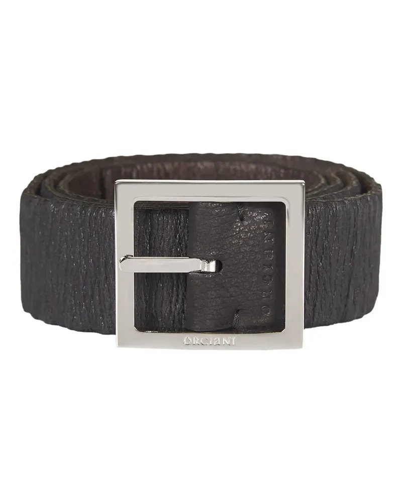 Orciani square-buckle belt - Braun Braun