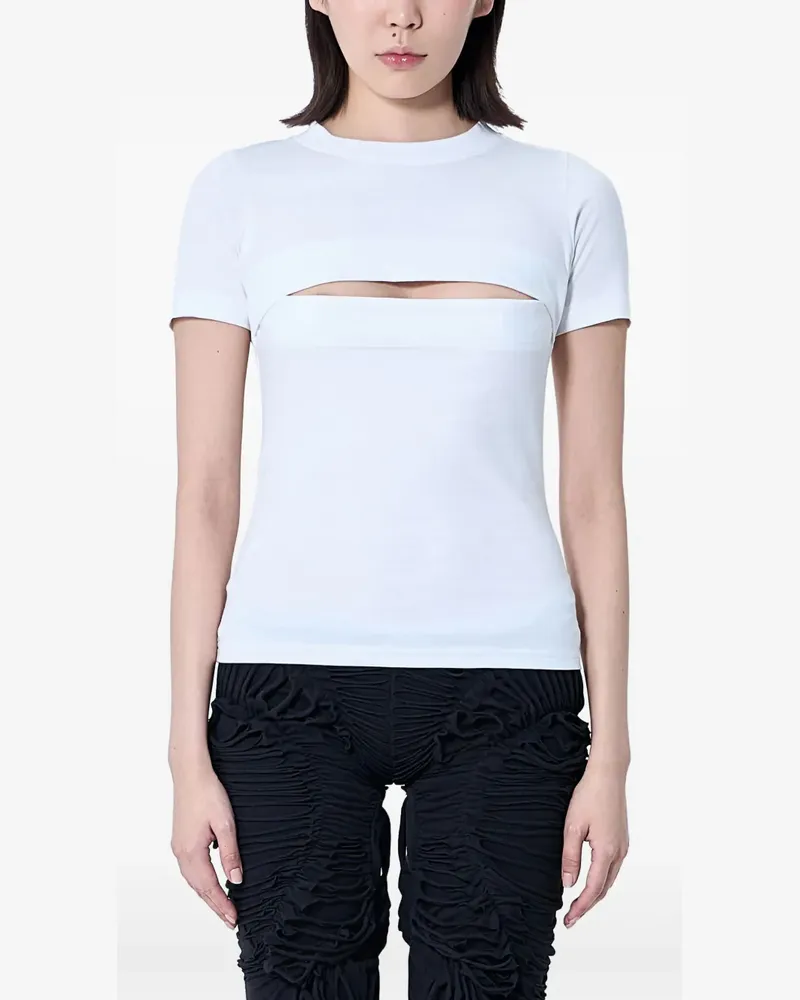 Sia Arnika T-Shirt mit Cut-Out - Weiß Weiß