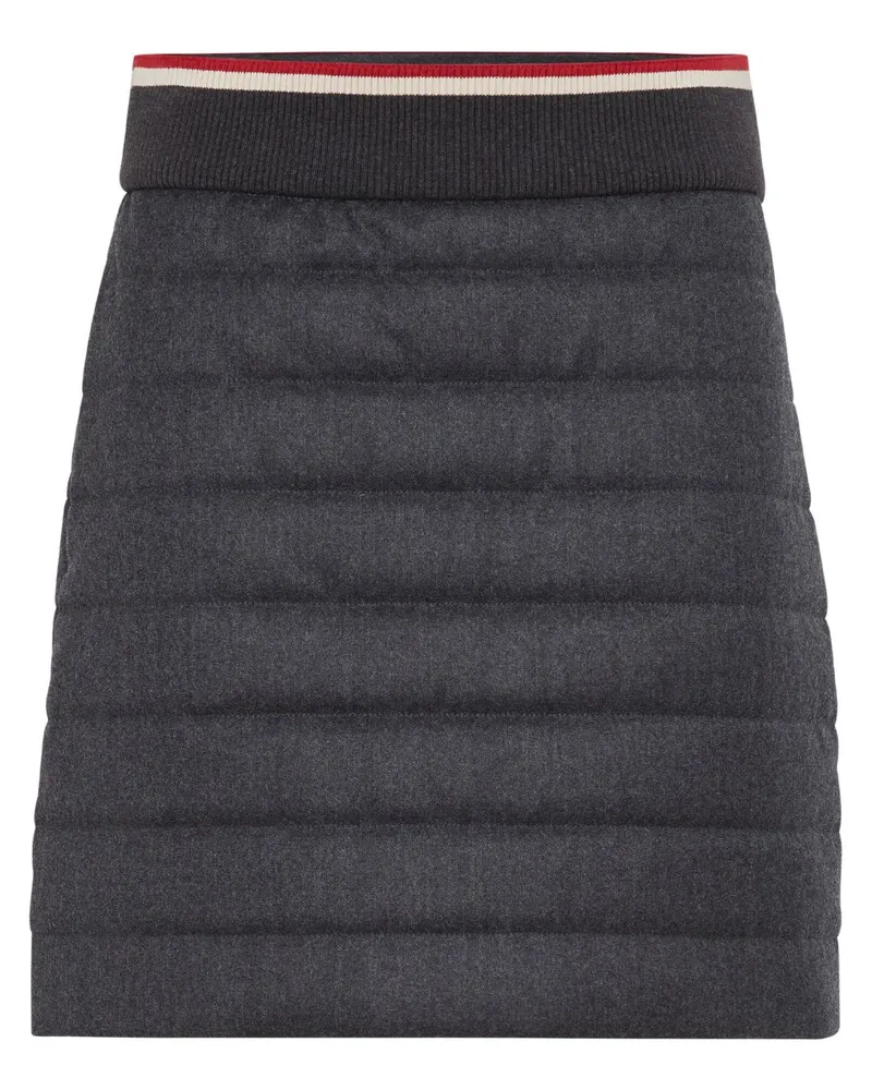 Brunello Cucinelli Wattierter Minirock - Grau Grau