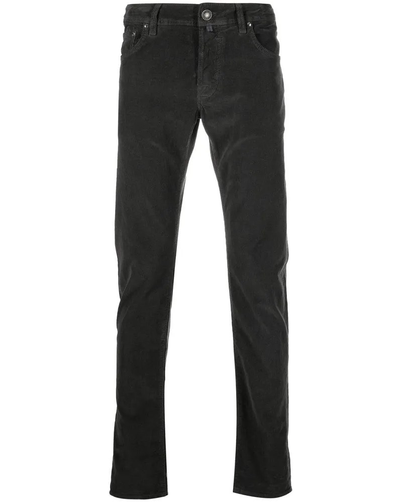 Jacob Cohën Schmale Jeans - Grau Grau