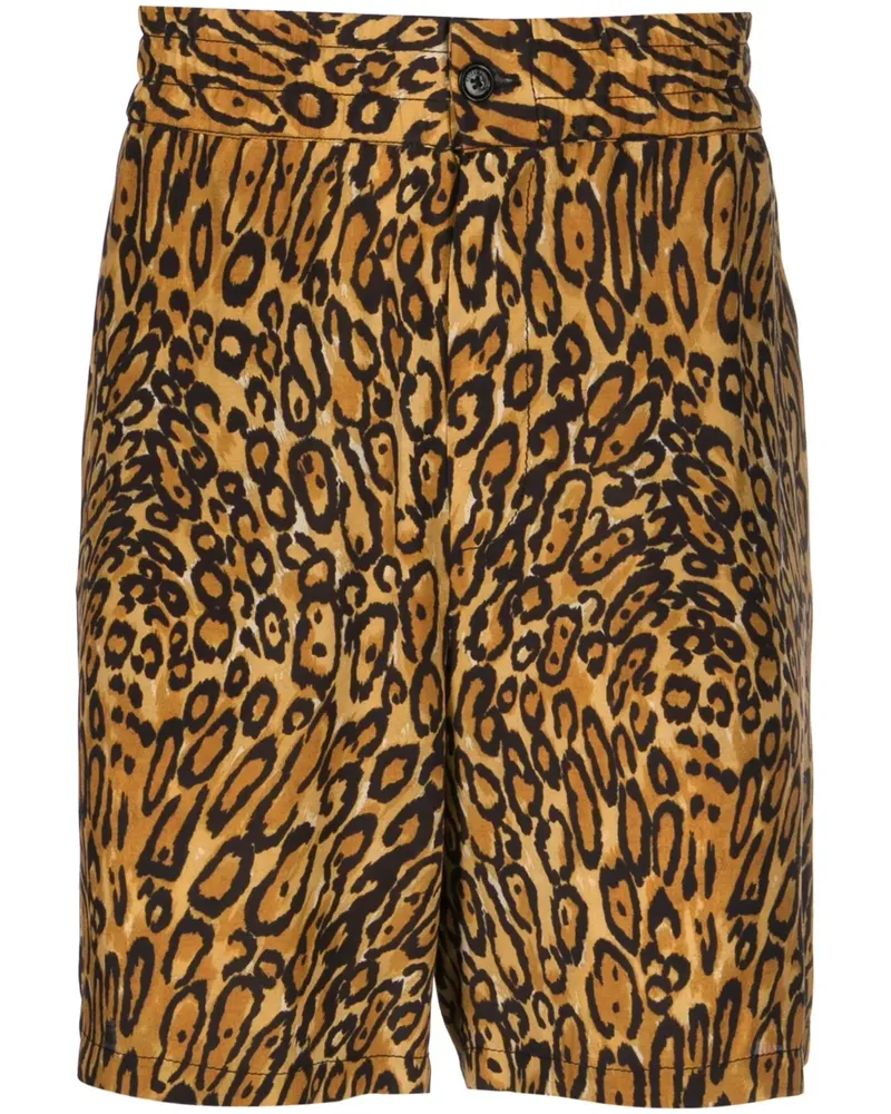 Moschino Shorts mit Animal-Print - Nude Nude