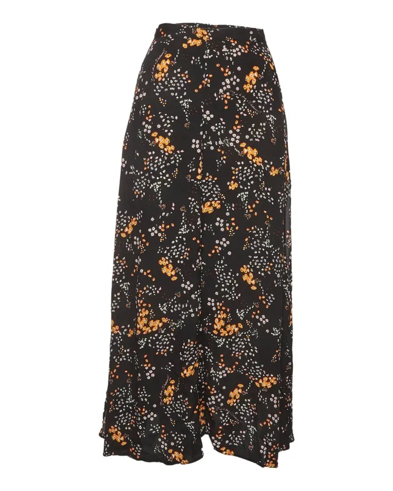 Zadig & Voltaire Judith Spark floral-print midi skirt - Schwarz Schwarz