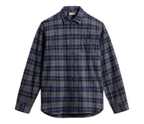 Klassisches Flanellhemd - Blau