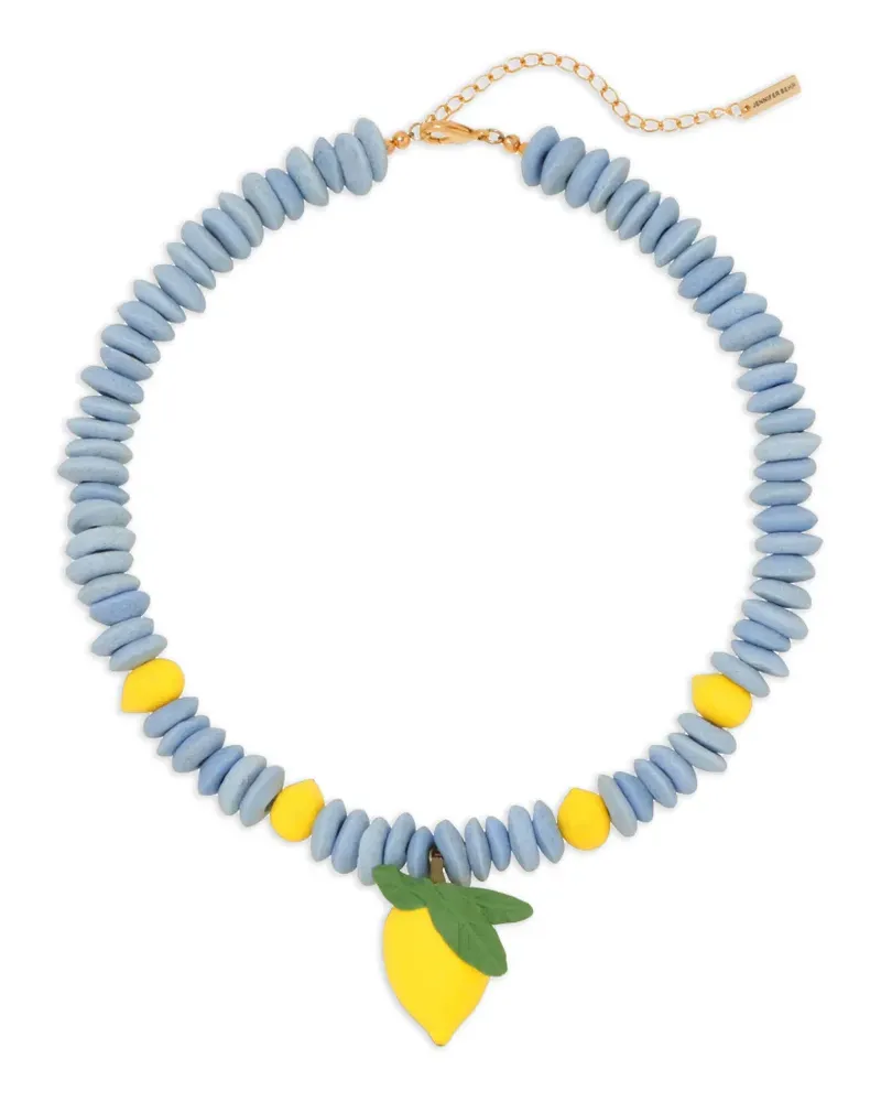 Jennifer Behr Citron Halskette mit Zitronenanhänger - Blau Blau