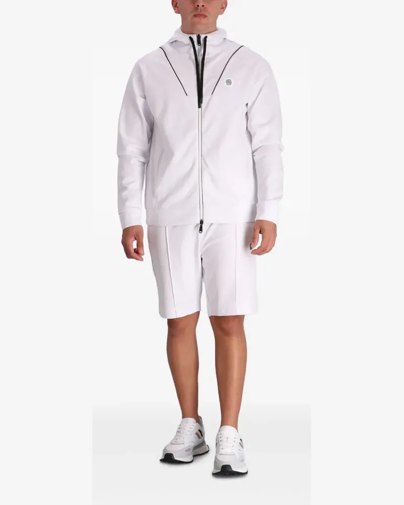 HUGO BOSS Shorts mit Ziernähten - Weiß Weiß