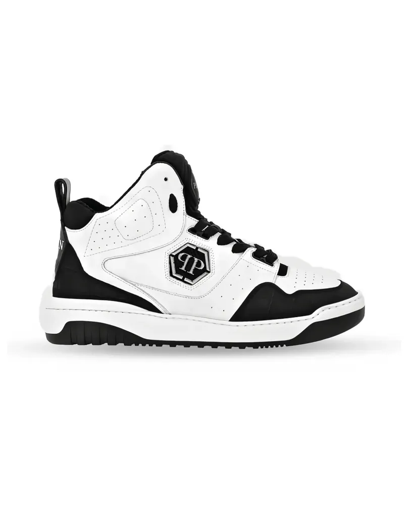 Philipp Plein croco-effect sneakers - Weiß Weiß