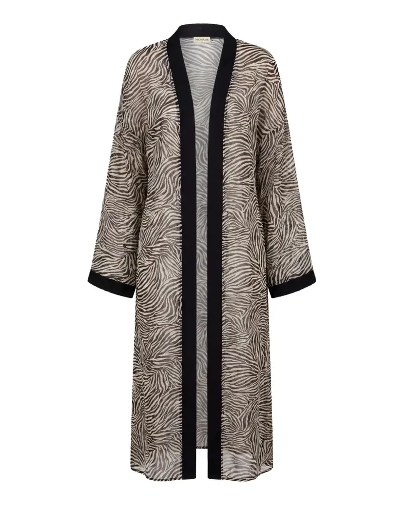 NICHOLAS Lysandra caftan robe - Nude Nude