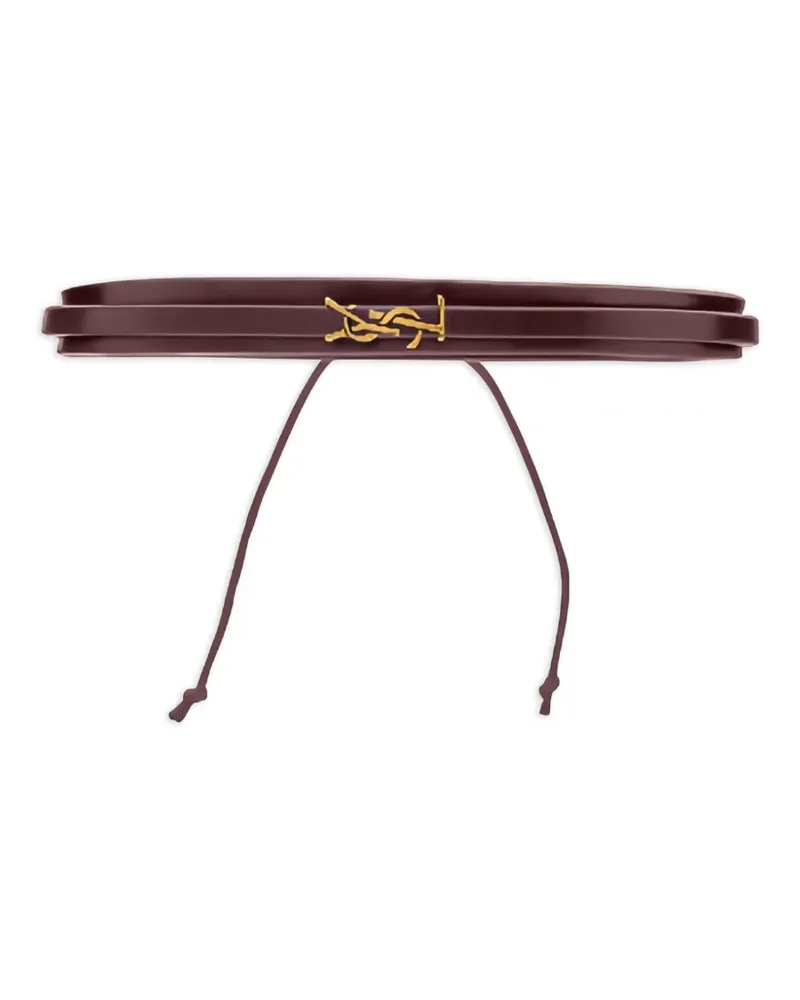 Saint Laurent Cassandre string bracelet - Rot Rot