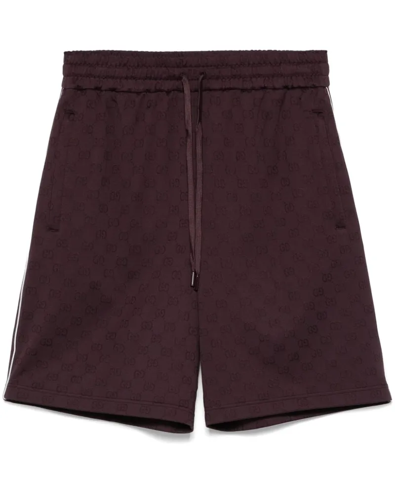 Gucci Shorts aus GG Supreme-Jacquard - Rot Rot
