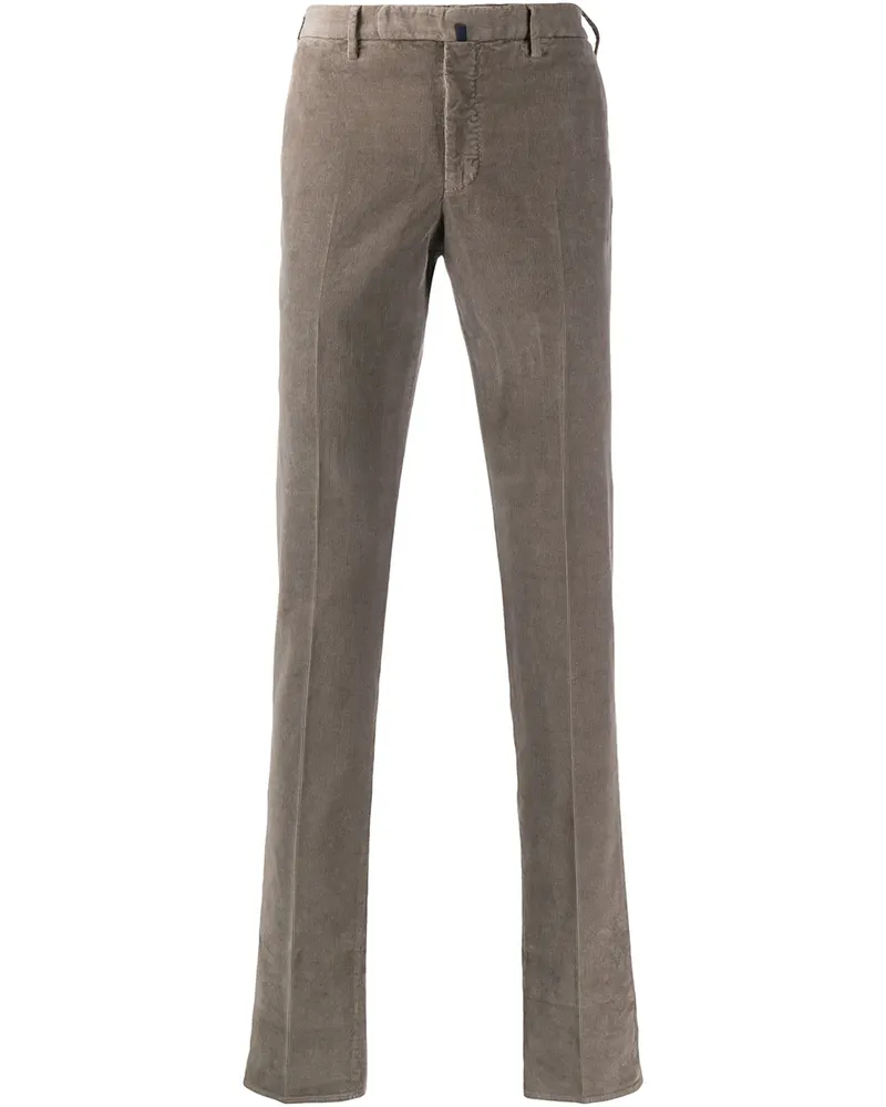 Incotex Gerade Cordhose - Braun Braun