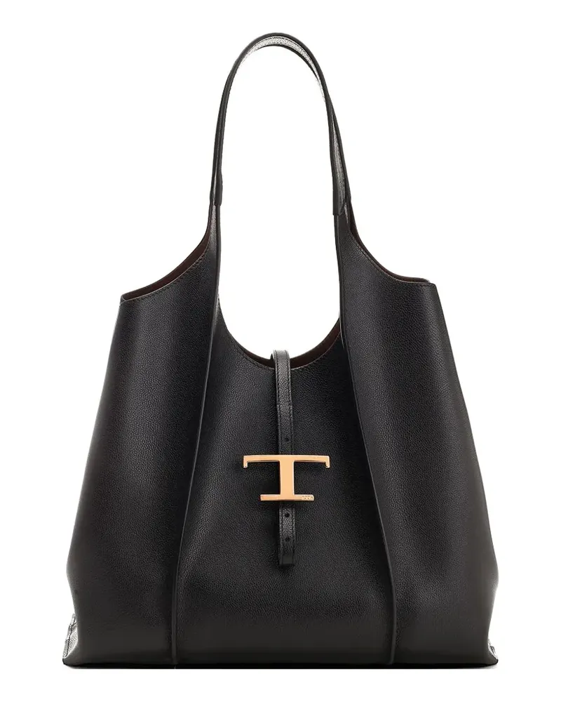 TOD'S T-Timeless leather tote bag - Schwarz Schwarz