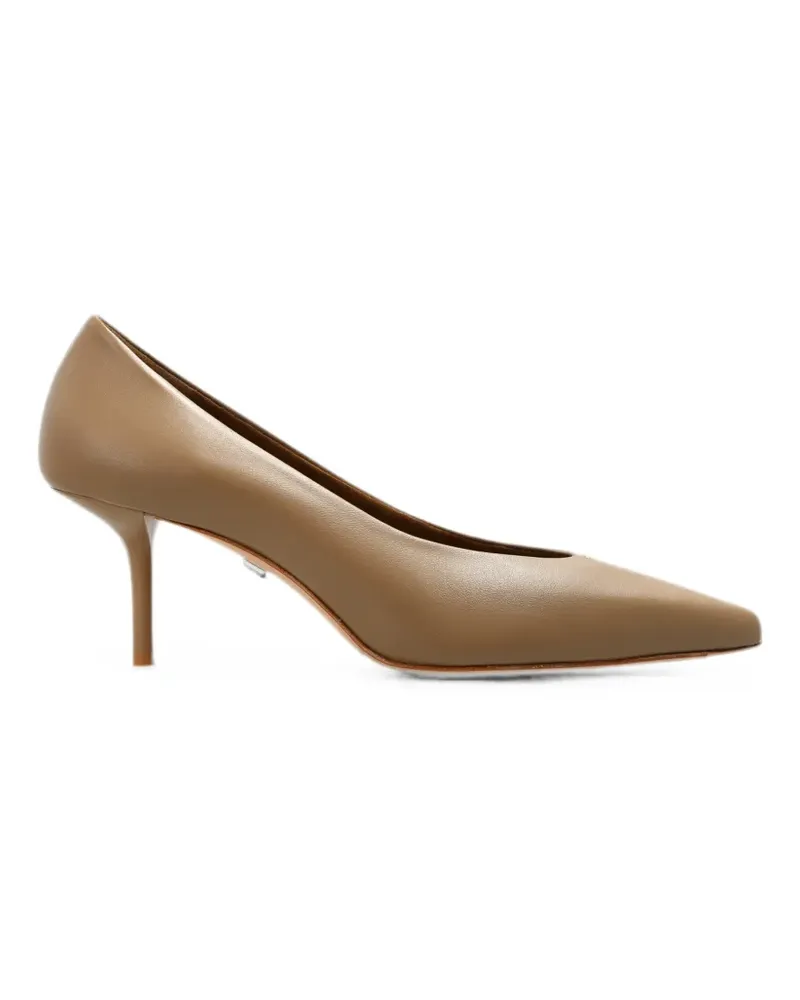 Max Mara Pumps mit spitzer Kappe - Nude Nude