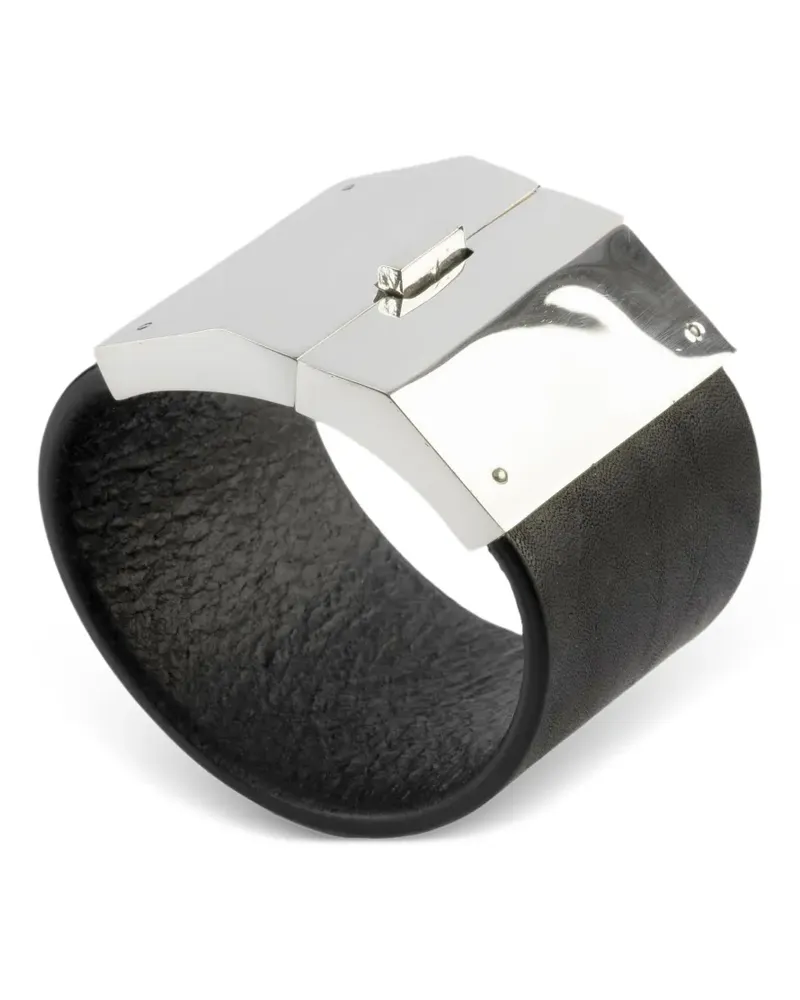 Parts Of Four Box Lock sterling silver bracelet - Schwarz Schwarz