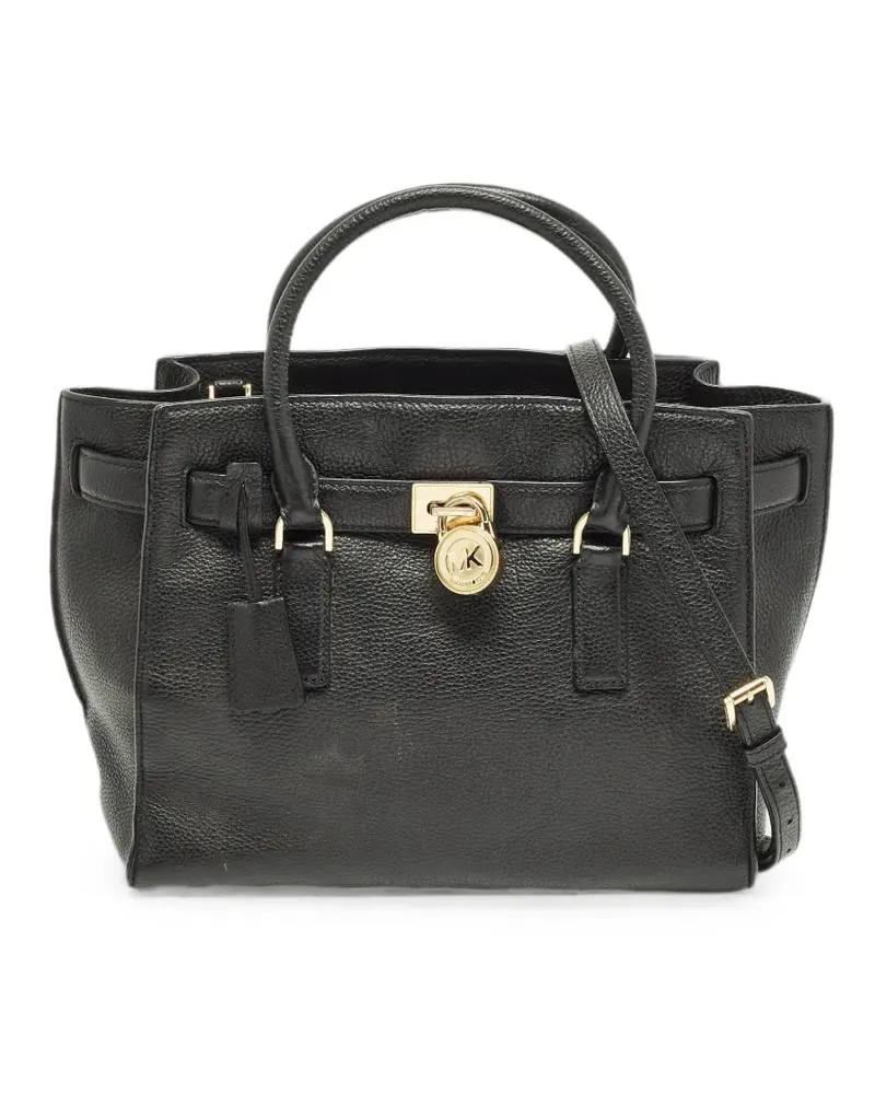 Michael Kors Hamilton pebbled-leather tote bag - Schwarz Schwarz