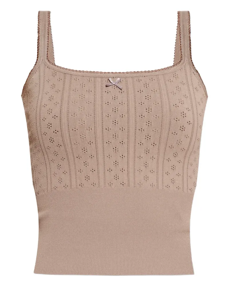J.W.Anderson Tanktop mit Schleifendetail - Nude Nude