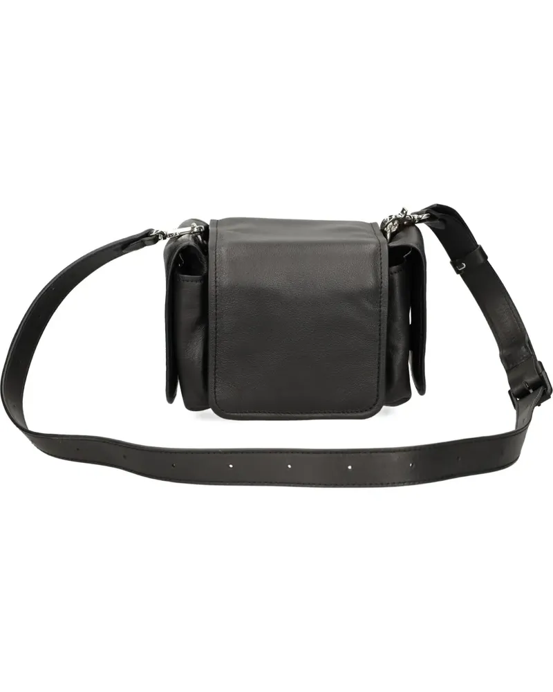 Vic Matié Umhängetasche mit Logo - Schwarz Schwarz