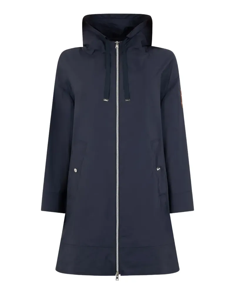 Herno hooded zip-fastening jacket - Blau Blau