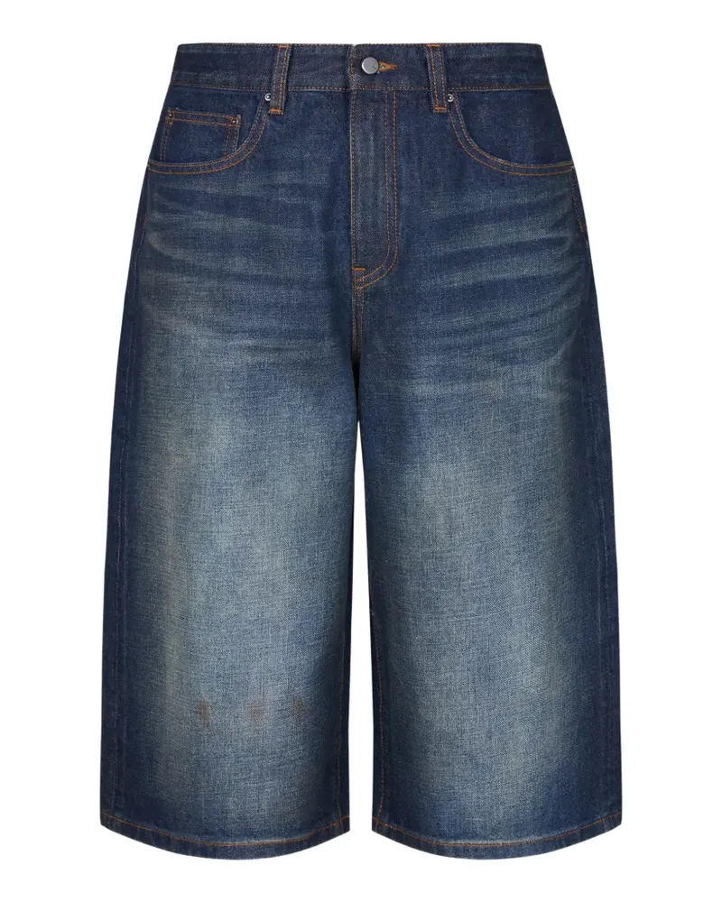 JNBY Vintage Wash Shorts im Distressed-Look - Blau Blau