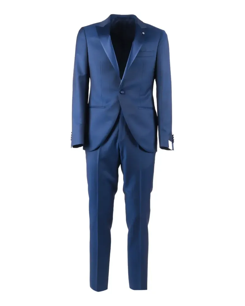 Luigi Bianchi Mantova single-breasted suit - Blau Blau