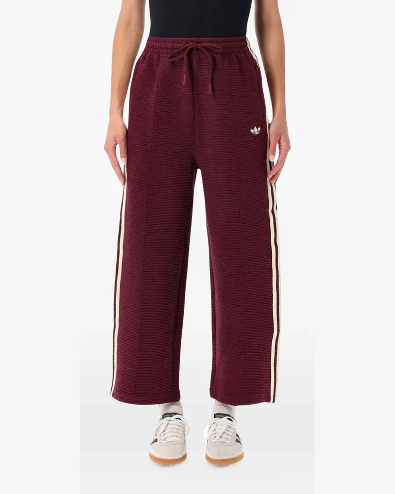 adidas Firebird crop trackpants - Rot Rot