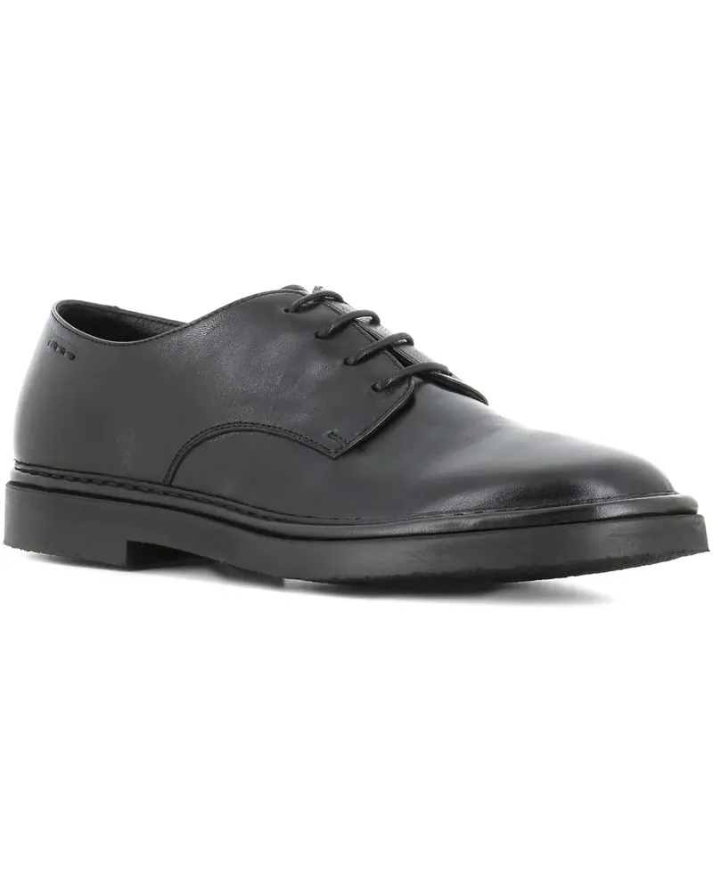 Alexander Hotto lace-up leather derby shoes - Schwarz Schwarz