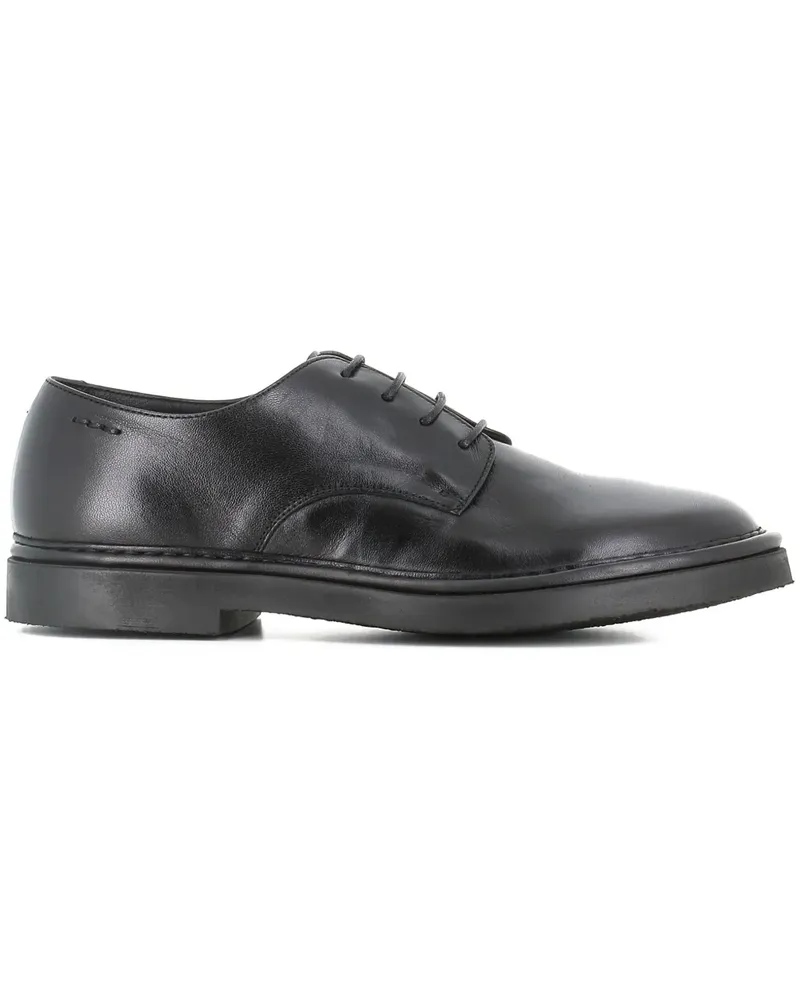 Alexander Hotto Derby-Schuhe mit Schnürung - Schwarz Schwarz