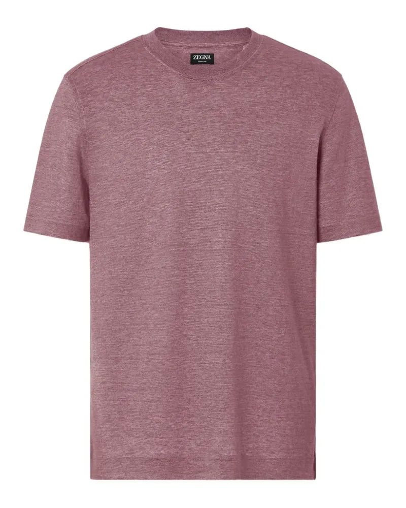 Ermenegildo Zegna Oasi Lino T-Shirt - Violett Violett