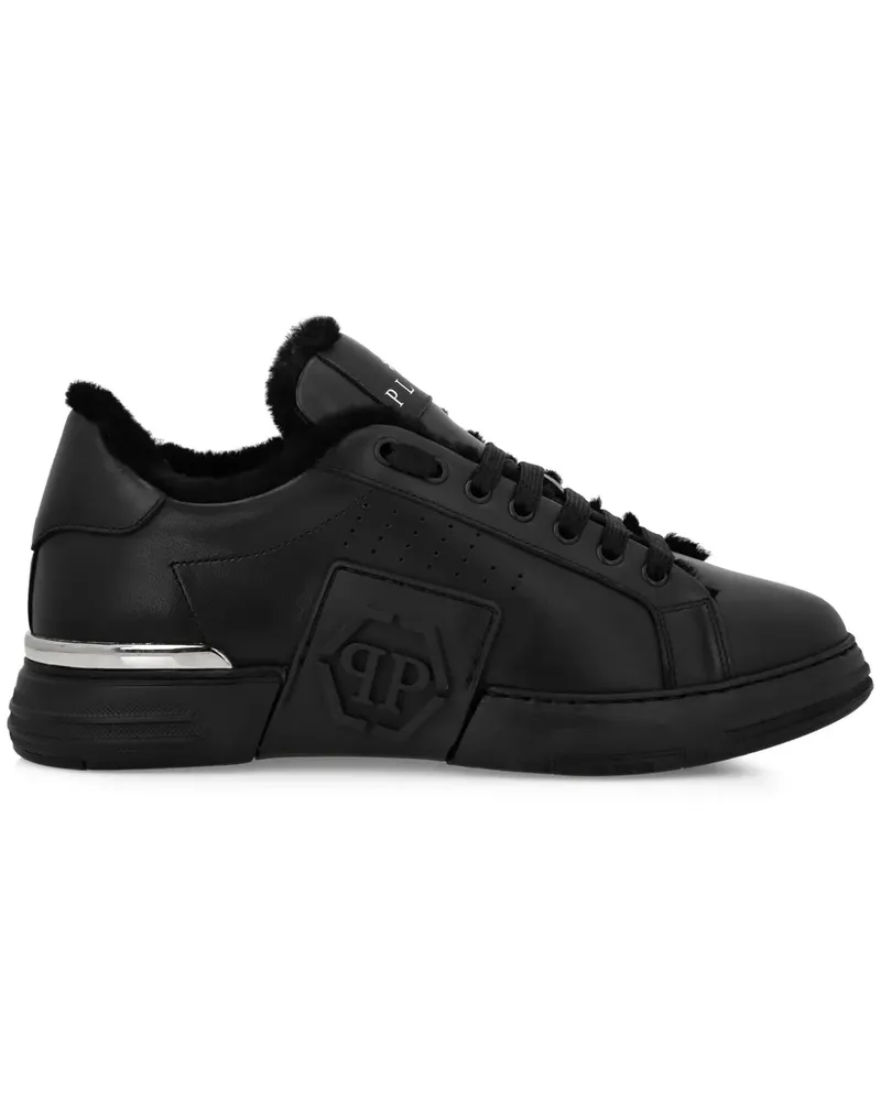 Philipp Plein Hexagon Lo-Top Sneakers - Schwarz Schwarz