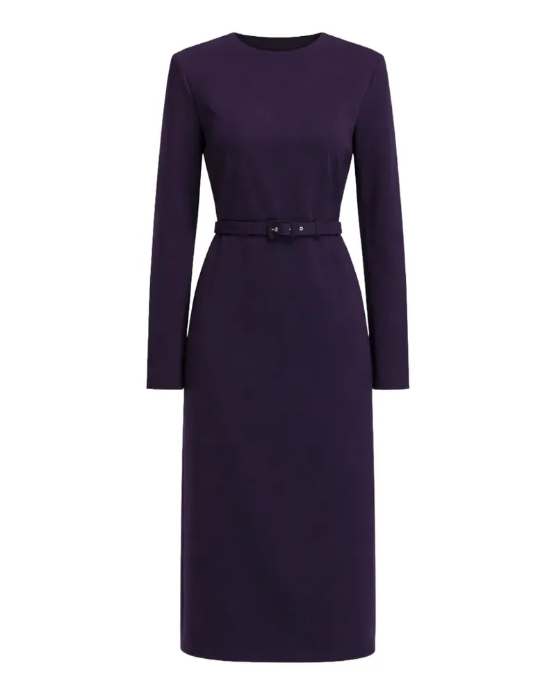 Liviana Conti Natalie belted midi dress - Violett Violett