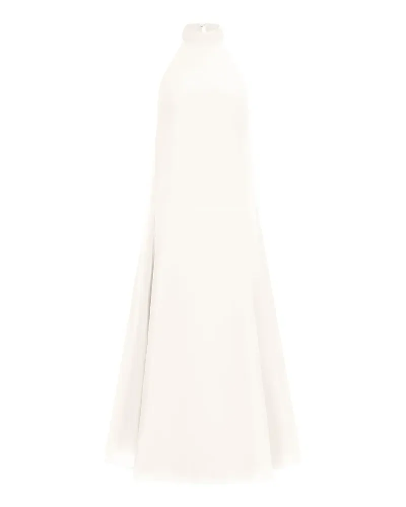 12 STOREEZ Dahlia Neckholder-Kleid - Weiß Weiß