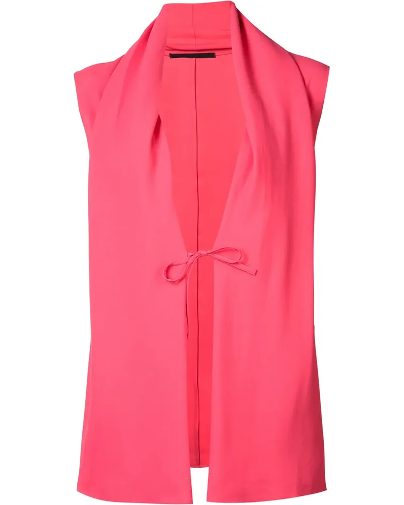 Haider Ackermann Oberteil mit Schalkragen - Rosa Rosa