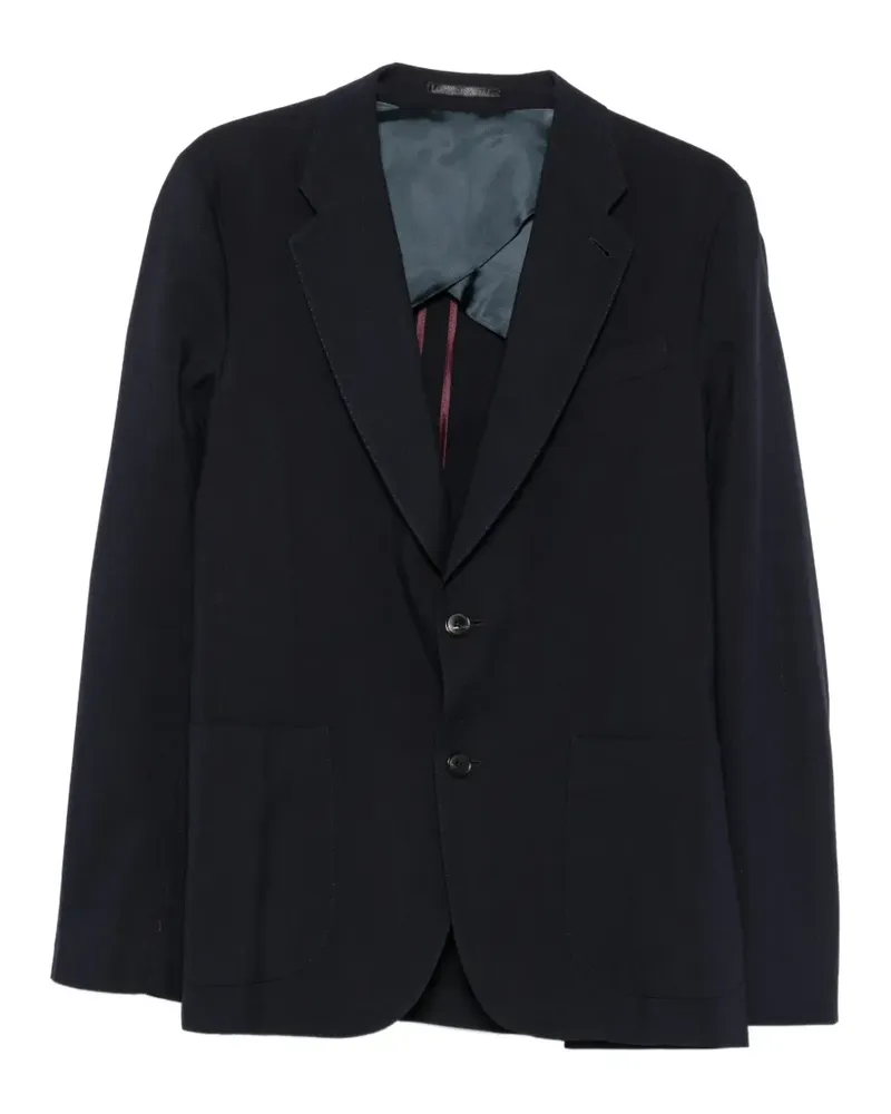 Paul Smith single-breasted wool blazer - Blau Blau
