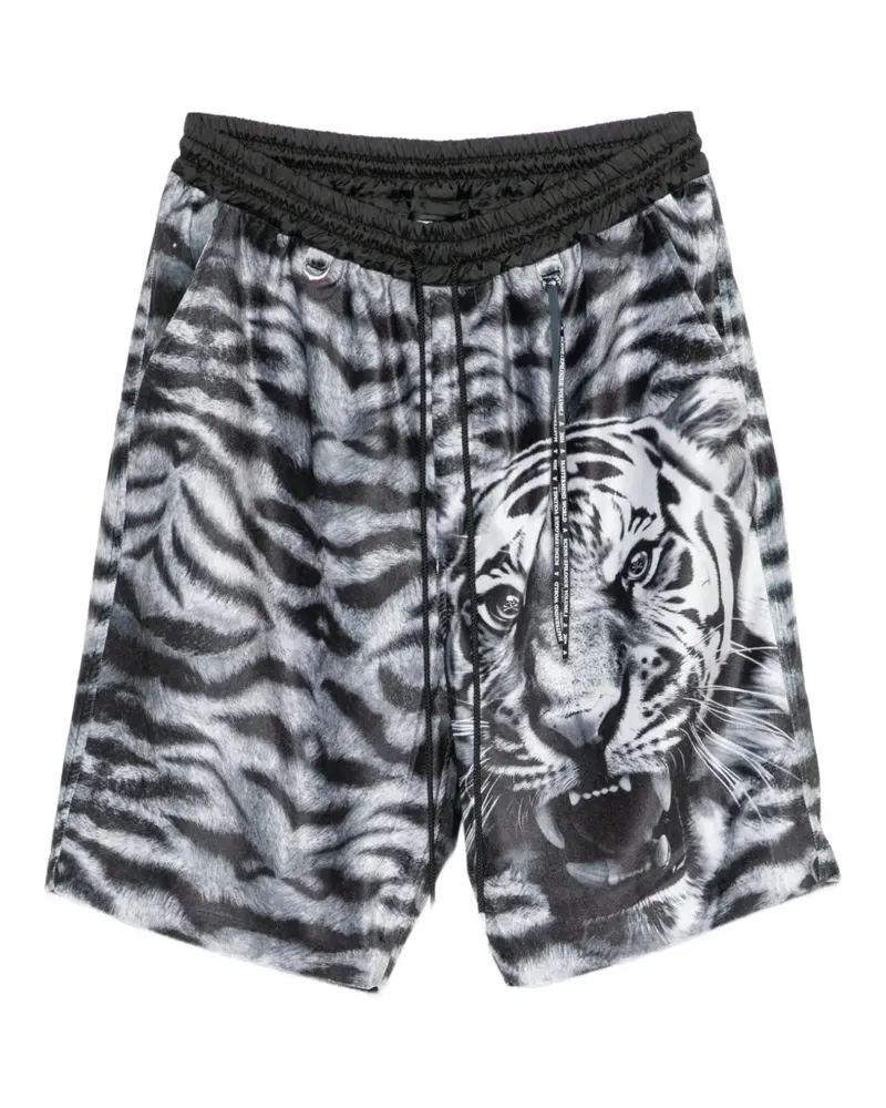 Mastermind World tiger-print shorts - Schwarz Schwarz