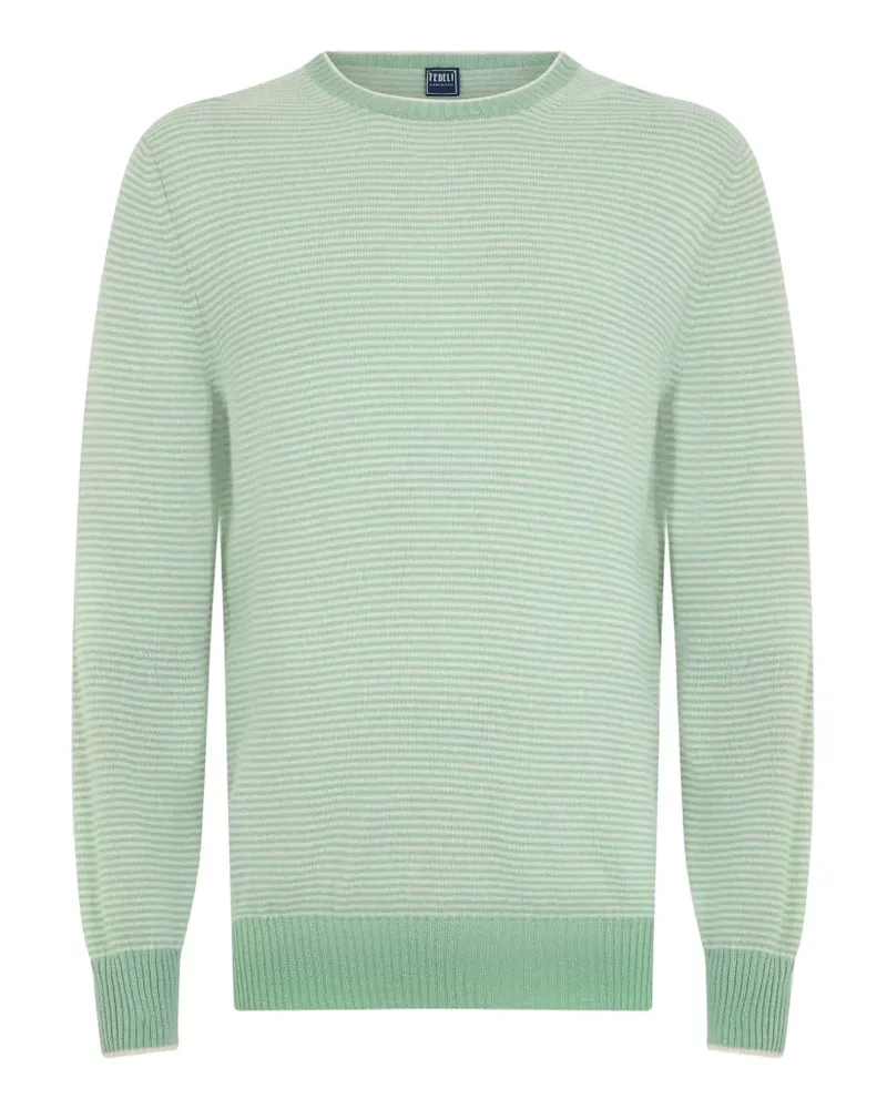 Fedeli striped cashmere sweater - Grün Grün