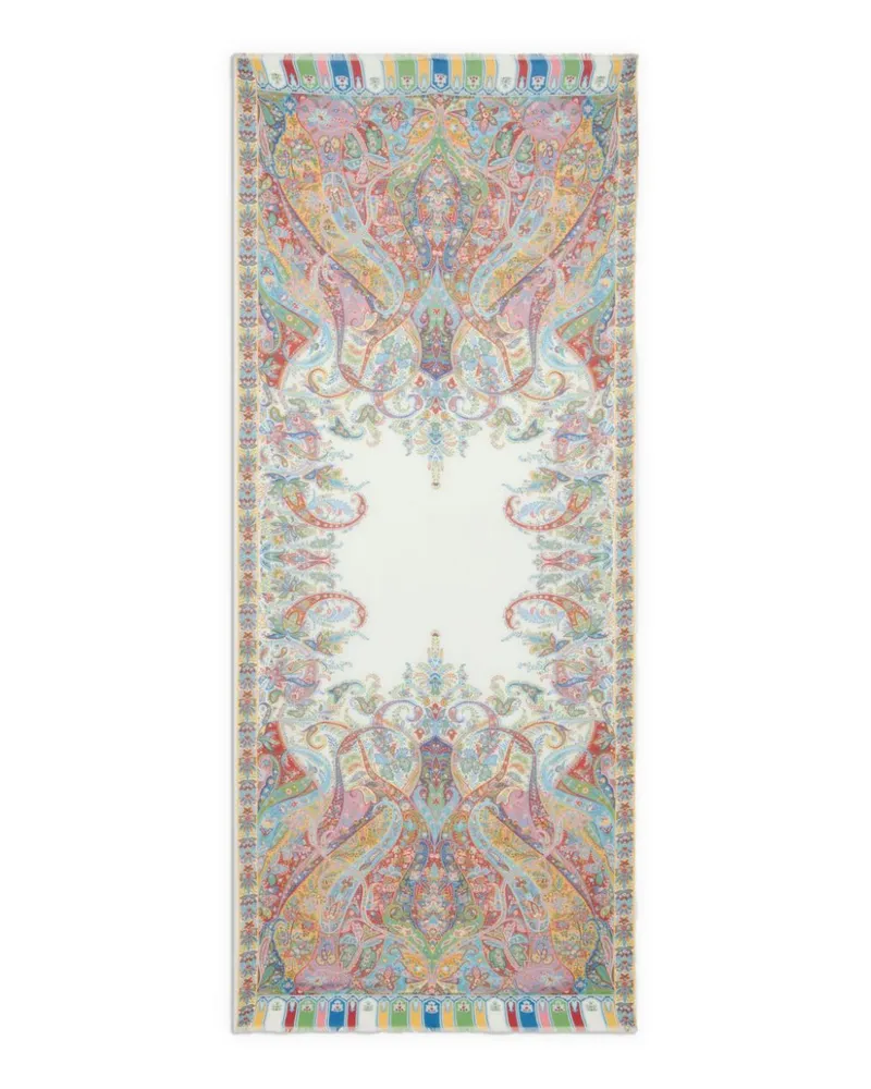 Etro Schal mit Print - Grün Grün