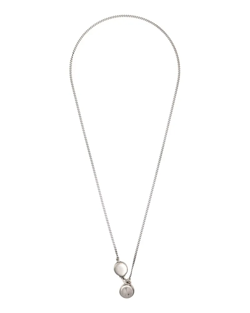 WERKSTATT:MÜNCHEN Hidden Plate necklace - Silber Silber