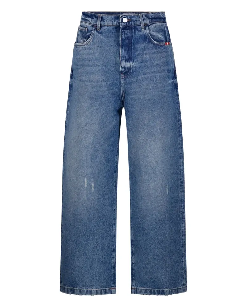 Amish Jeans mit geradem Bein - Blau Blau